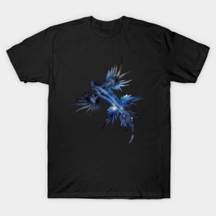 Galaxy Blue Sea Dragon T-Shirt